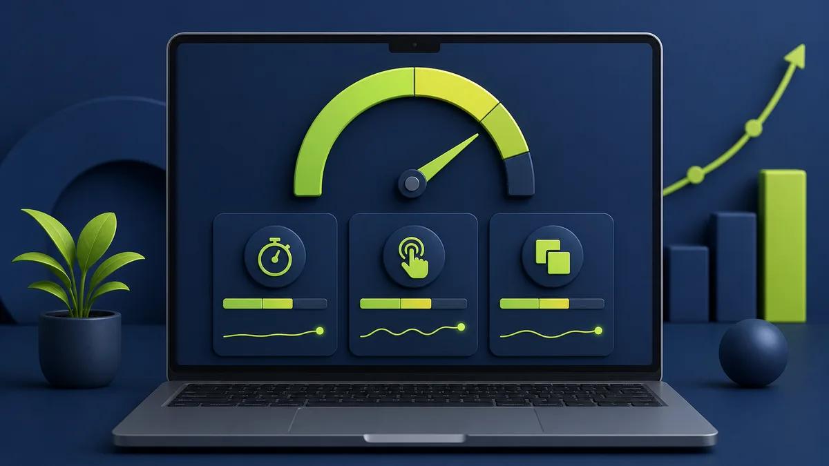 Illustration Core Web Vitals und Page Speed