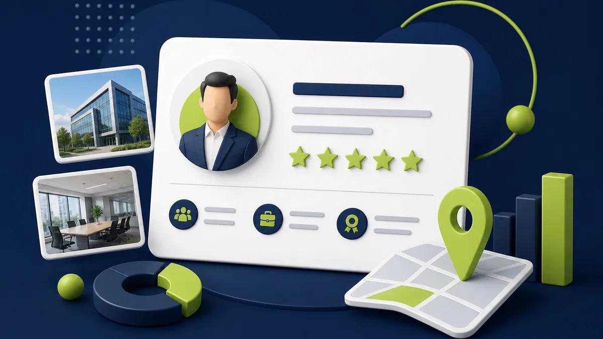Illustration Google Business Profil optimieren