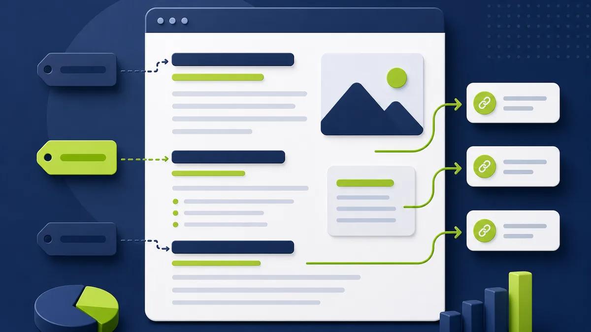 Illustration On-Page SEO Grundlagen