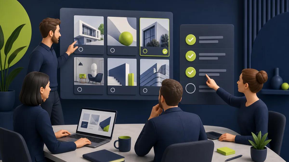 Illustration Webdesign-Agentur finden