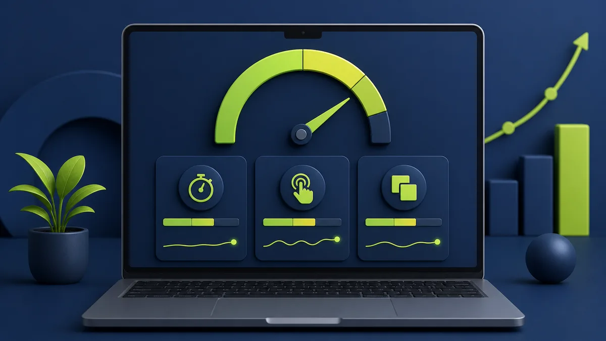 Illustration Core Web Vitals und Page Speed