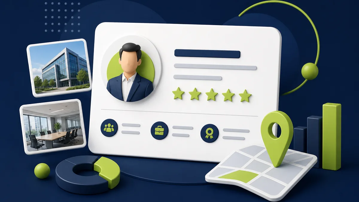 Illustration Google Business Profil optimieren